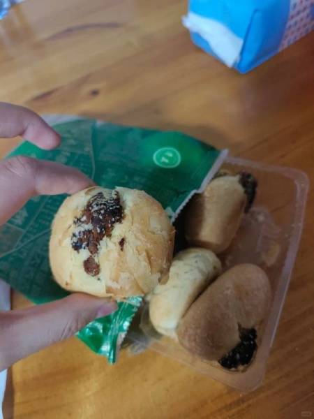 它是我吃过最好吃的绿豆月饼